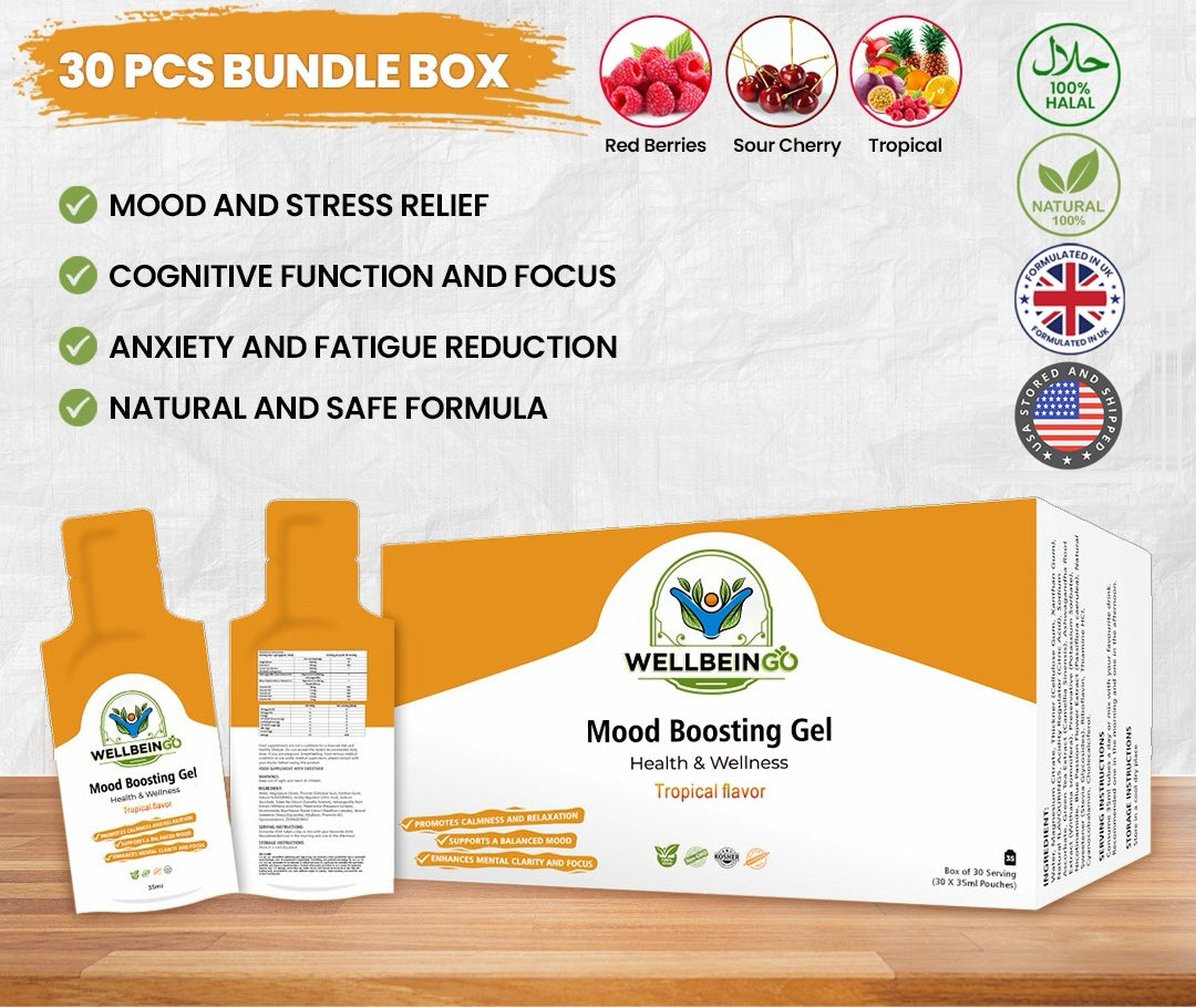 Mood Boosting Liquid Gel ® Box (30 SACHETS)